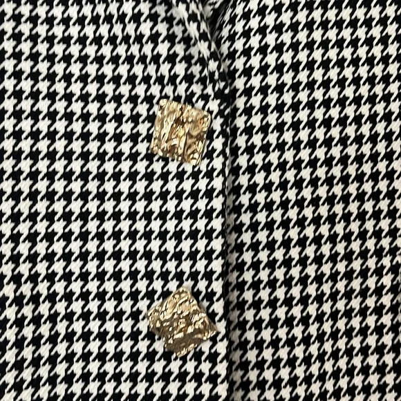NWOT SELF-PORTRAIT HOUNDSTOOTH Cotton Jacket, US 8 - Picture 6 of 15